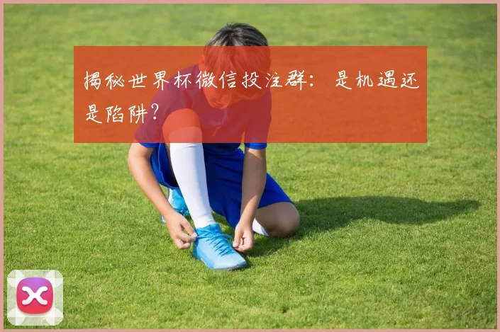 揭秘世界杯微信投注群：是机遇还是陷阱？
